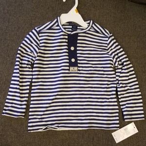 NWT Polo by RL Boys striped tee